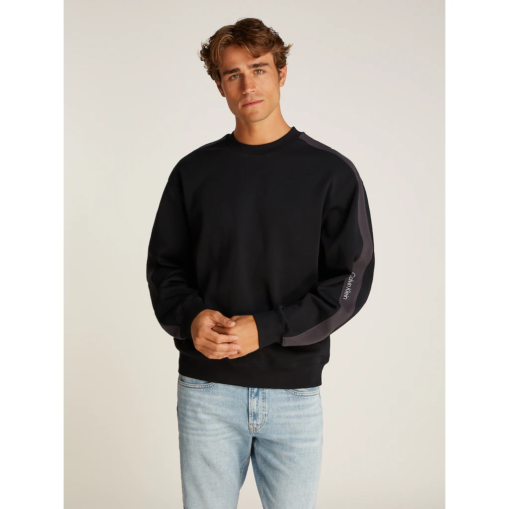 Calvin Klein Jeans Sweatshirt »LOGO TAPE CREW NECK« mit Logo-Band an den Ärmeln ▷ bestellen