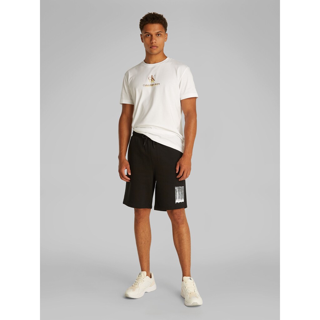 Calvin Klein Jeans Sweatshorts »BRUSH STROKE GRAPHIC SHORTS« Mit Logodruck