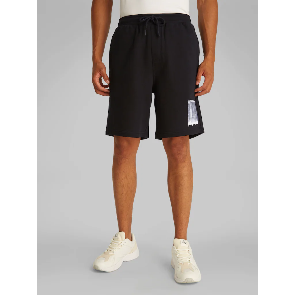Calvin Klein Jeans Sweatshorts »BRUSH STROKE GRAPHIC SHORTS« mit Logodruck