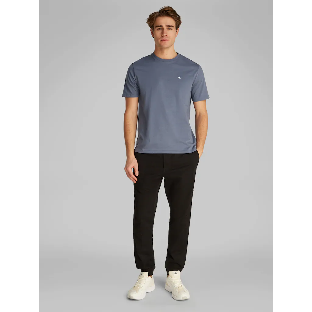 Calvin Klein Jeans T-Shirt »SS SMOOTH CTTN SOLID CREWNK TEE« Mit Logo ▷ Kaufen