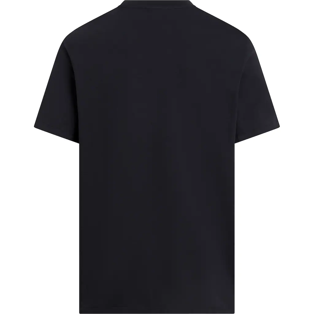 Calvin Klein Jeans T-Shirt »SS SMOOTH CTTN SOLID VNECK TEE« Mit Logostickerei