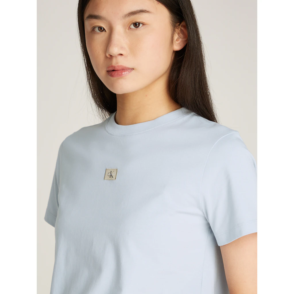 Calvin Klein Jeans T-Shirt »WOVEN LABEL REGULAR TEE« Mit Logo