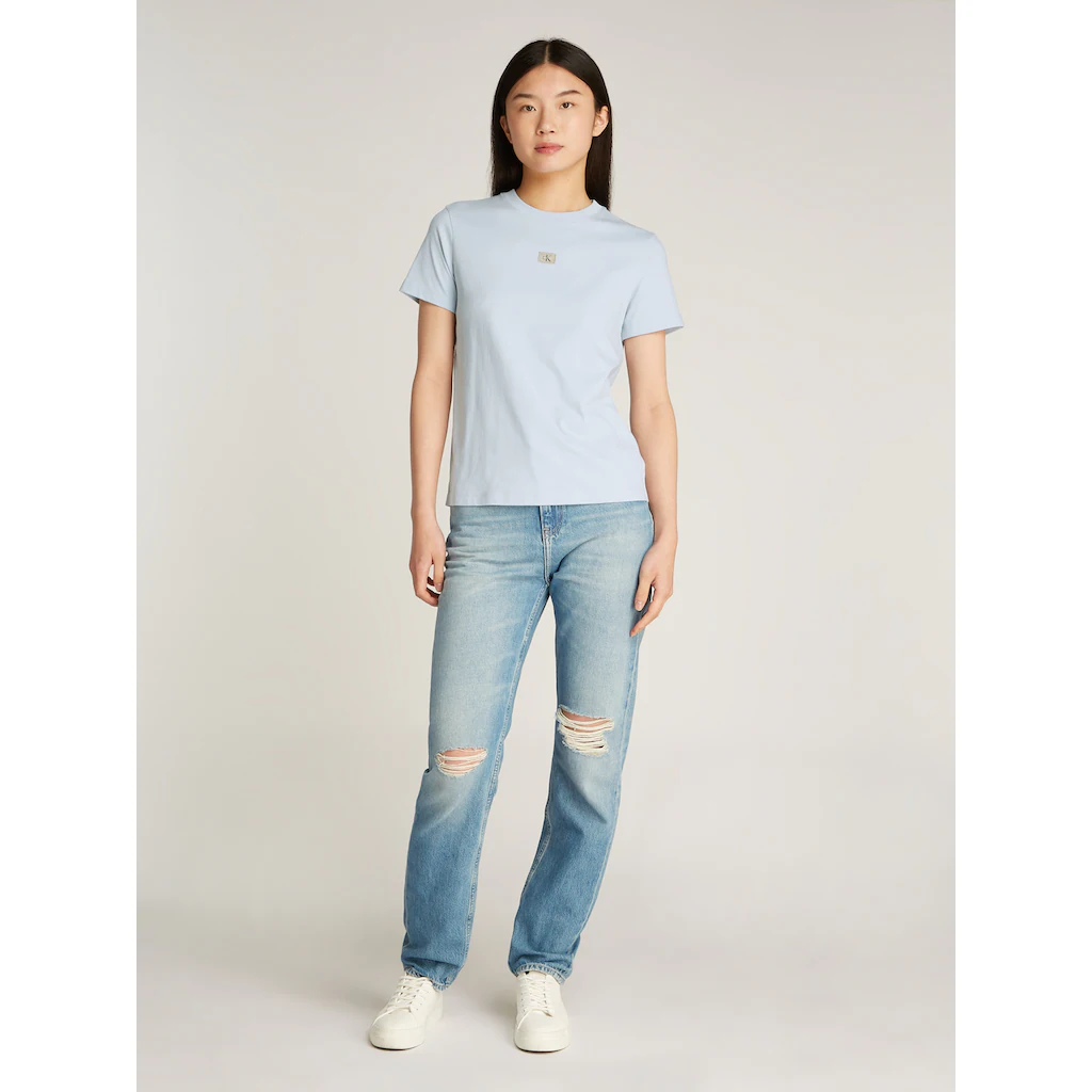 Calvin Klein Jeans T-Shirt »WOVEN LABEL REGULAR TEE« Mit Logo