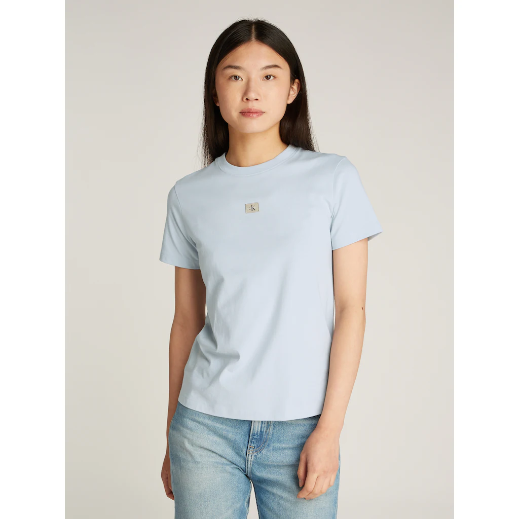 Calvin Klein Jeans T-Shirt »WOVEN LABEL REGULAR TEE« mit Logo
