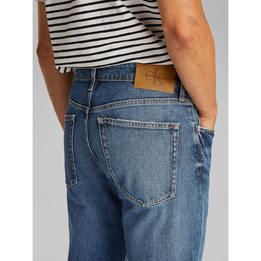Calvin Klein Jeans Tapered-fit-Jeans »SLIM TAPER« In Mittelblauer Waschung ▷ Kaufen