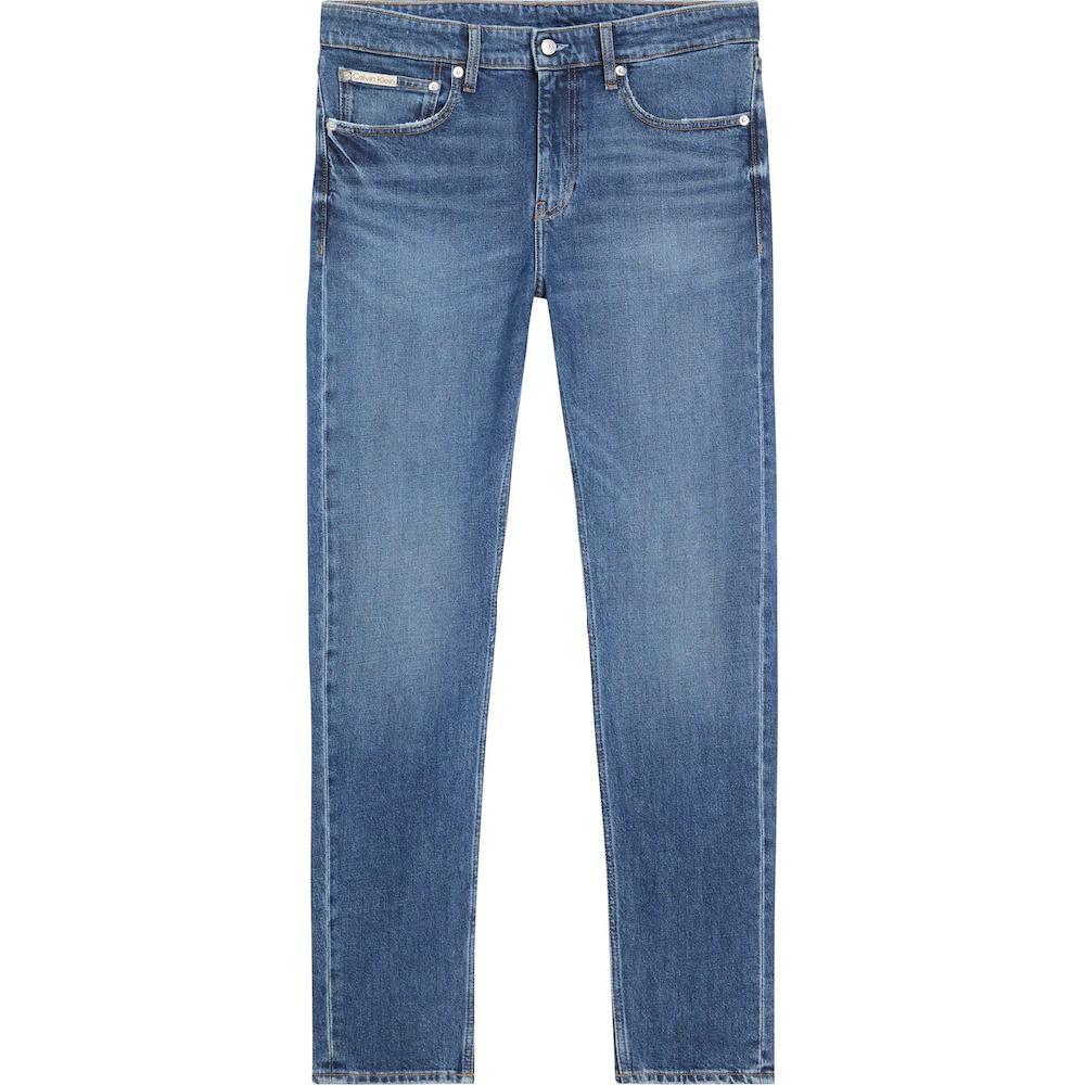 Calvin Klein Jeans Tapered-fit-Jeans »SLIM TAPER« In Mittelblauer Waschung ▷ Kaufen