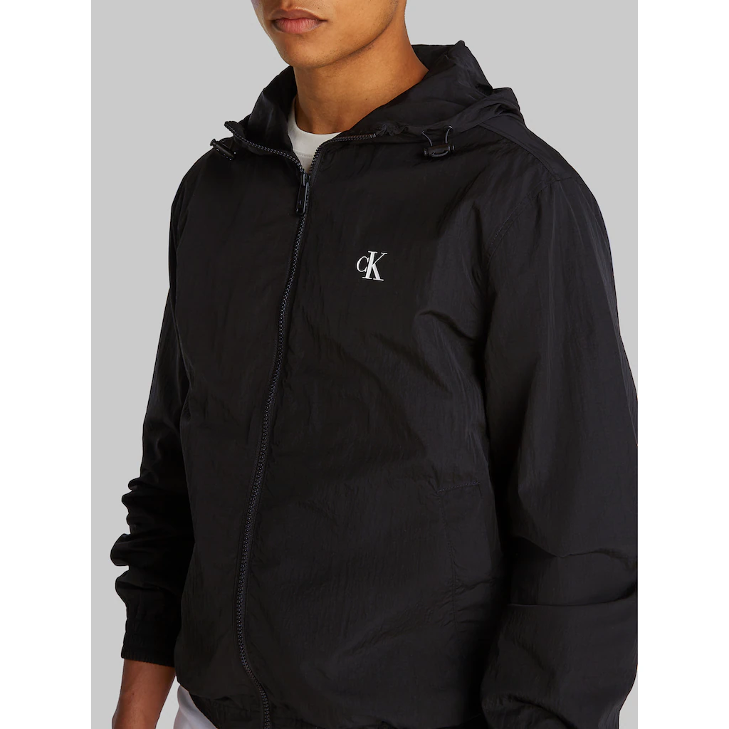 Calvin Klein Jeans Windbreaker »NYLON HOODED WINDBREAKER« Mit Kapuze Mit Logodruck ▷ Für