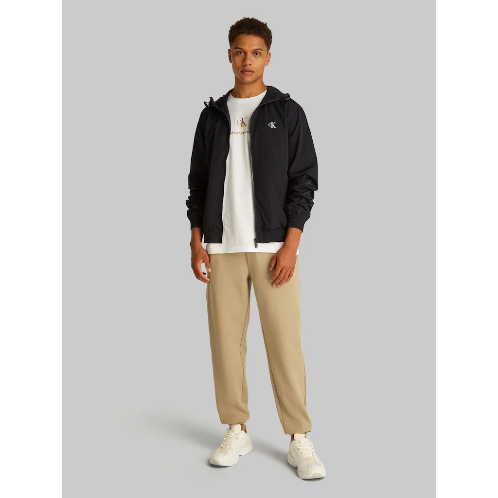 Calvin Klein Jeans Windbreaker »NYLON HOODED WINDBREAKER« Mit Kapuze Mit Logodruck ▷ Für