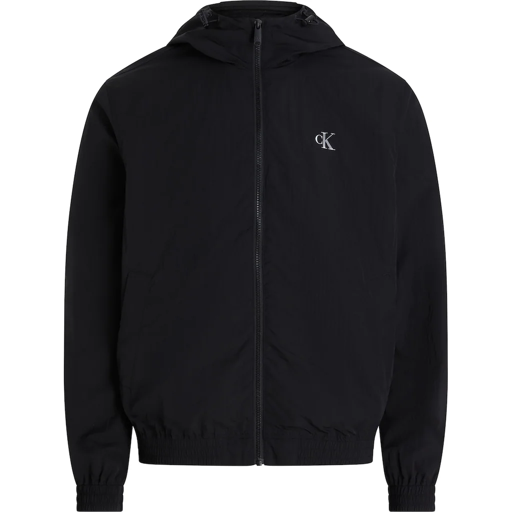 Calvin Klein Jeans Windbreaker »NYLON HOODED WINDBREAKER« Mit Kapuze Mit Logodruck ▷ Für