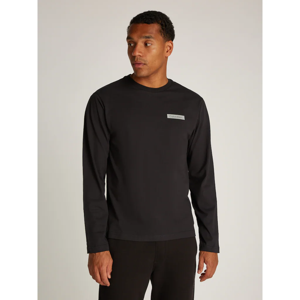 Calvin Klein Langarmshirt »STACKED COLOR BLOCK LS T-SHIRT« mit Logoprint ▷ kaufen