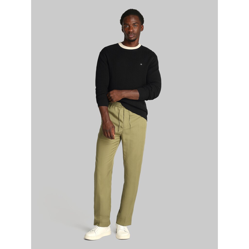 Calvin Klein Rundhalspullover »MICRO WAFFLE TEXTURE CN SWEATER« Mit Waffelstruktur ▷ Kaufen