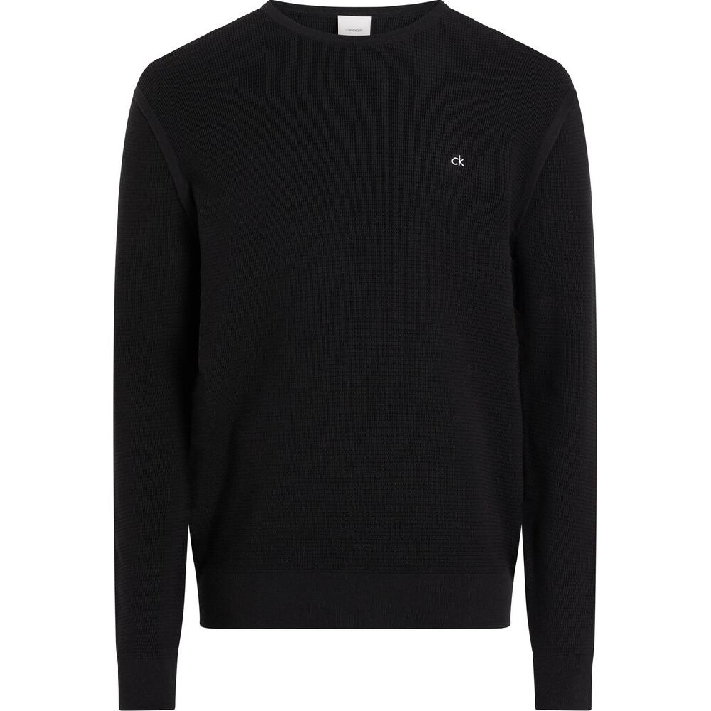 Calvin Klein Rundhalspullover »MICRO WAFFLE TEXTURE CN SWEATER« Mit Waffelstruktur ▷ Kaufen