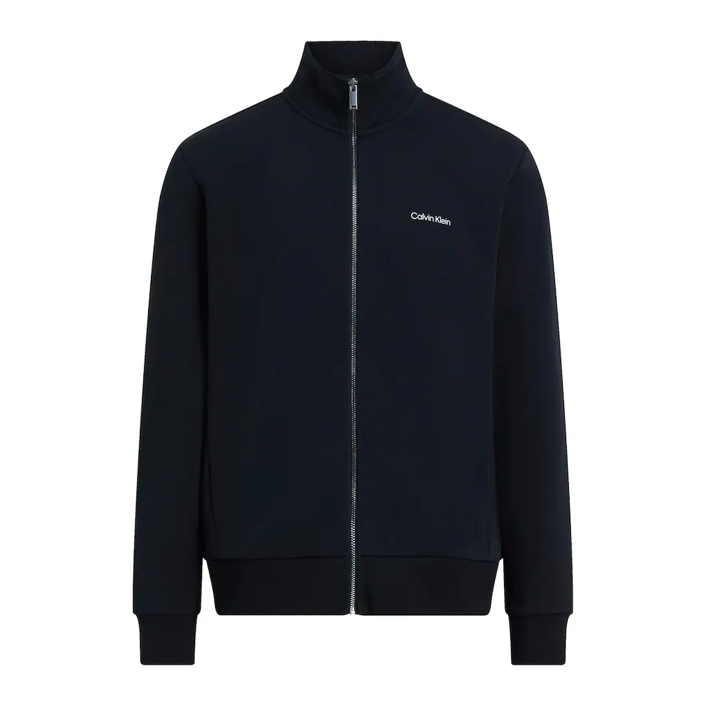 Calvin Klein Sweatshirt »MICRO LOGO MOCK NECK ZIP THROUGH« Mit Logo Auf Der Brust ▷ Kaufen