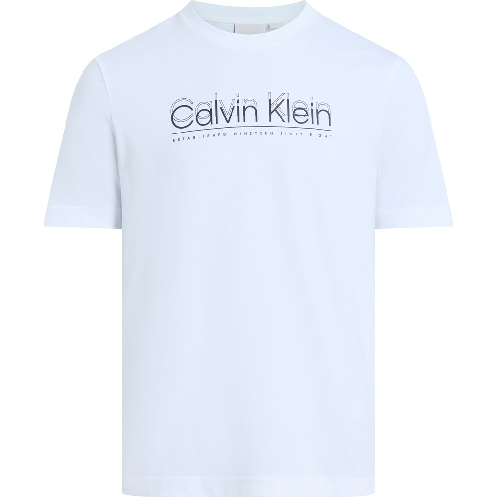 Calvin Klein T-Shirt »CP-DOUBLE LOGO T-SHIRT« Mit Großem Logoschriftzug ▷ Bestellen