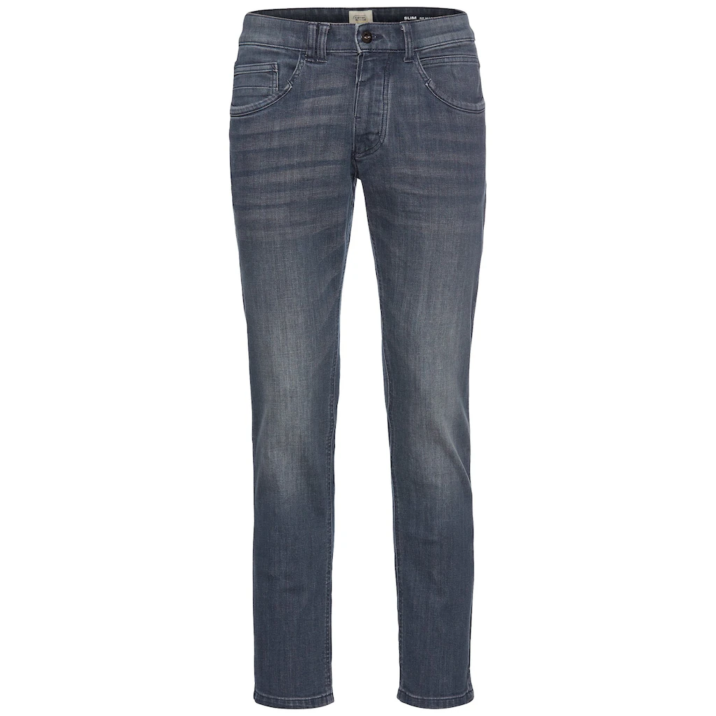 camel active Slim-fit-Jeans mit Leder-Badge ▷ kaufen