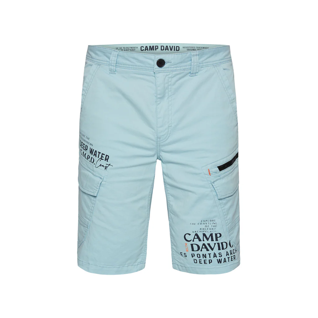 CAMP DAVID Cargoshorts Mit Gesäßtaschen