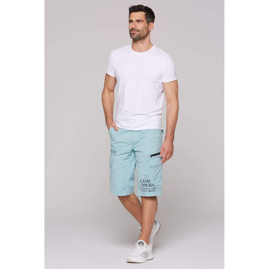 CAMP DAVID Cargoshorts Mit Gesäßtaschen