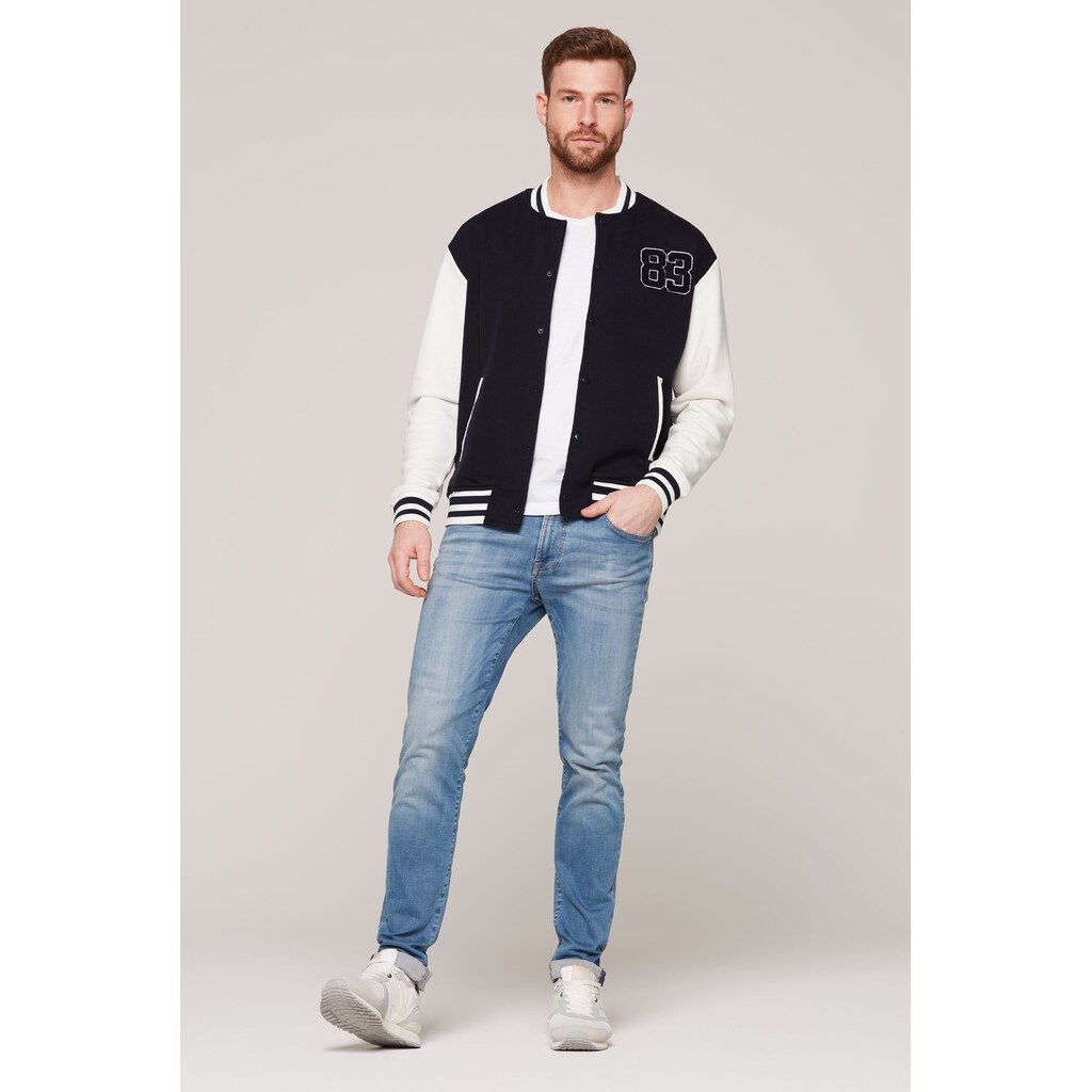 CAMP DAVID Collegejacke Ohne Kapuze Mit Druckknöpfen ▷ Kaufen