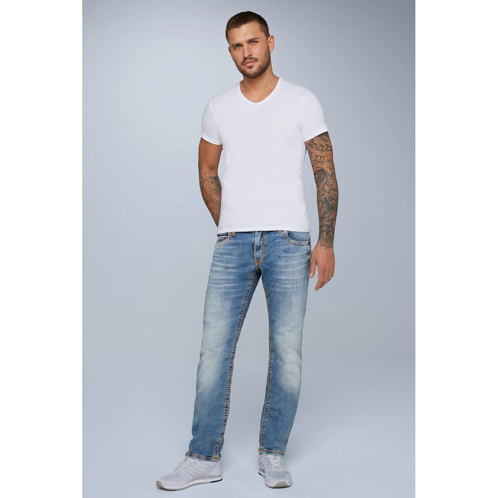 CAMP DAVID Comfort-fit-Jeans Mit Breiten Nähten ▷ Kaufen
