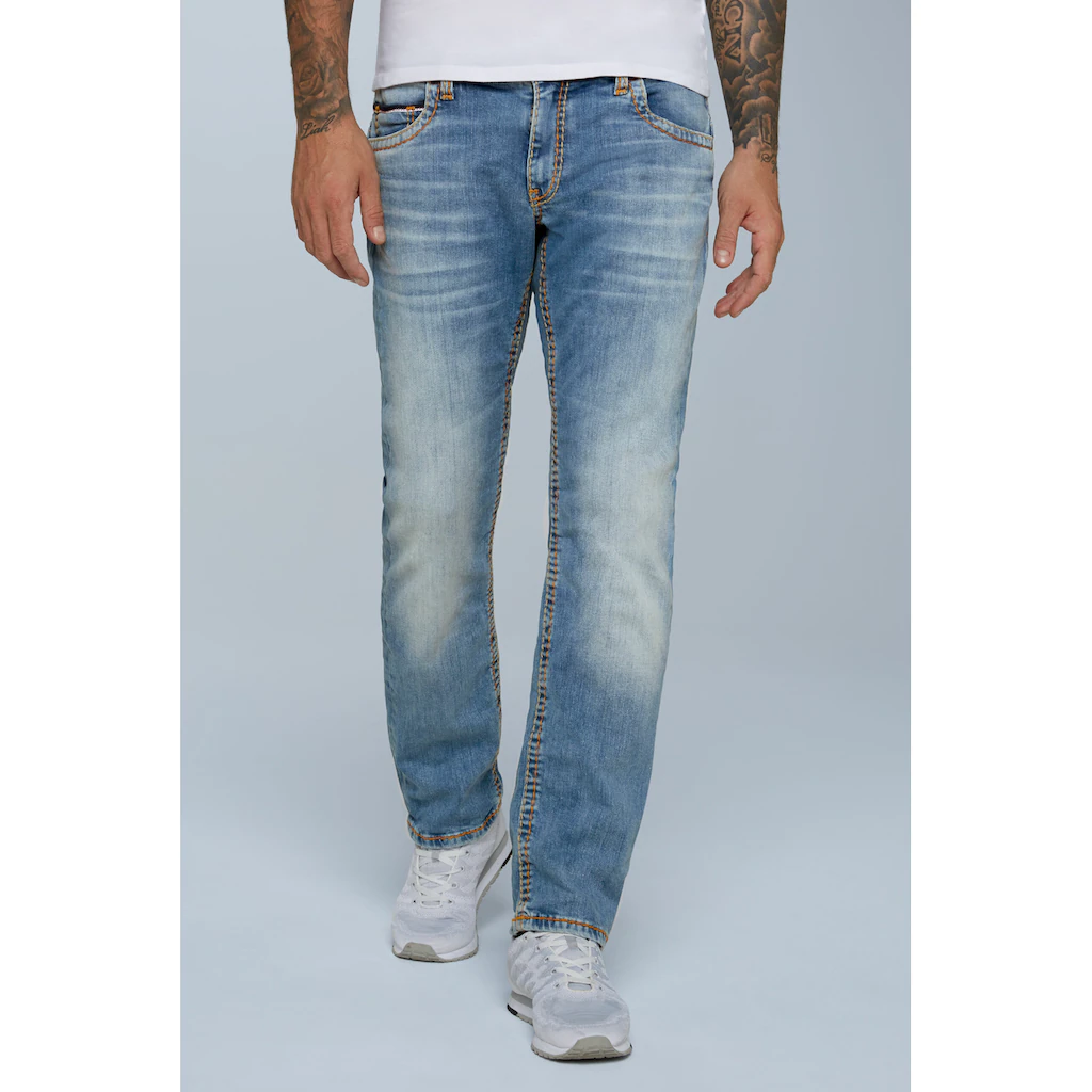 CAMP DAVID Comfort-fit-Jeans mit breiten Nähten ▷ kaufen