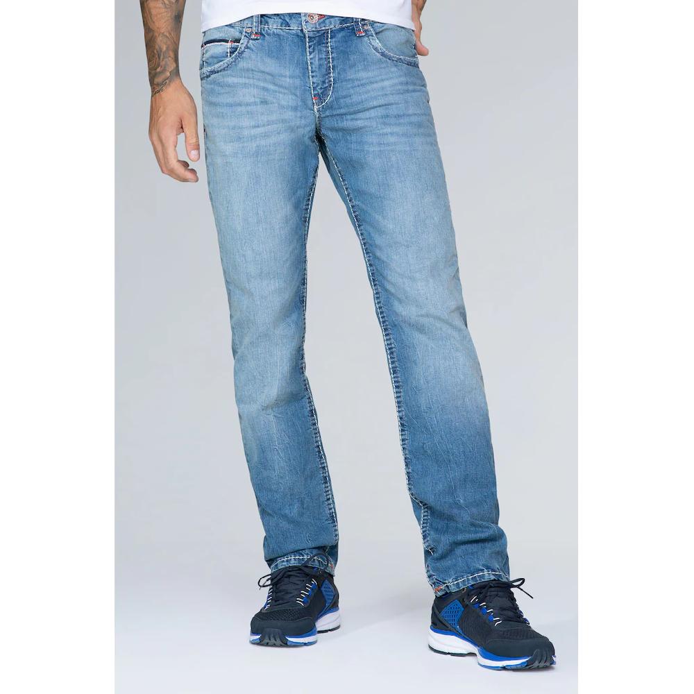CAMP DAVID Comfort-fit-Jeans mit Kontrast-Steppungen ▷ bestellen