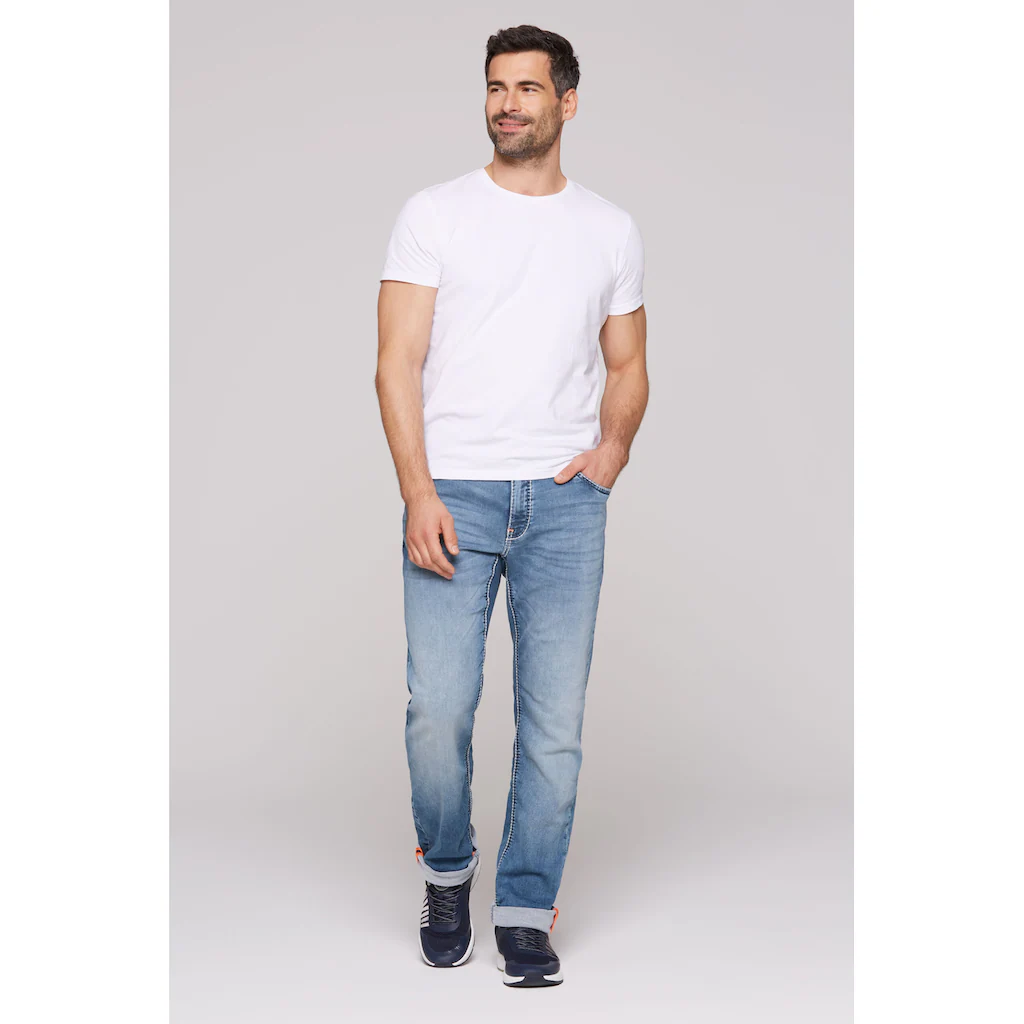 CAMP DAVID Comfort-fit-Jeans Mit Zwei Leibhöhen