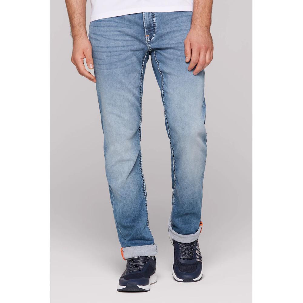 CAMP DAVID Comfort-fit-Jeans mit zwei Leibhöhen