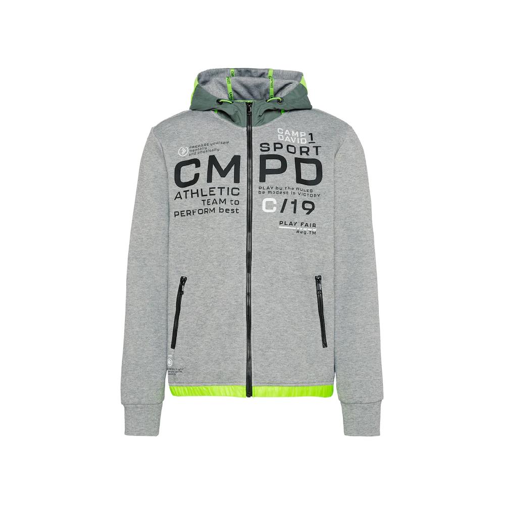 CAMP DAVID Kapuzensweatjacke Mit Verstellbarer Kapuze ▷ Für