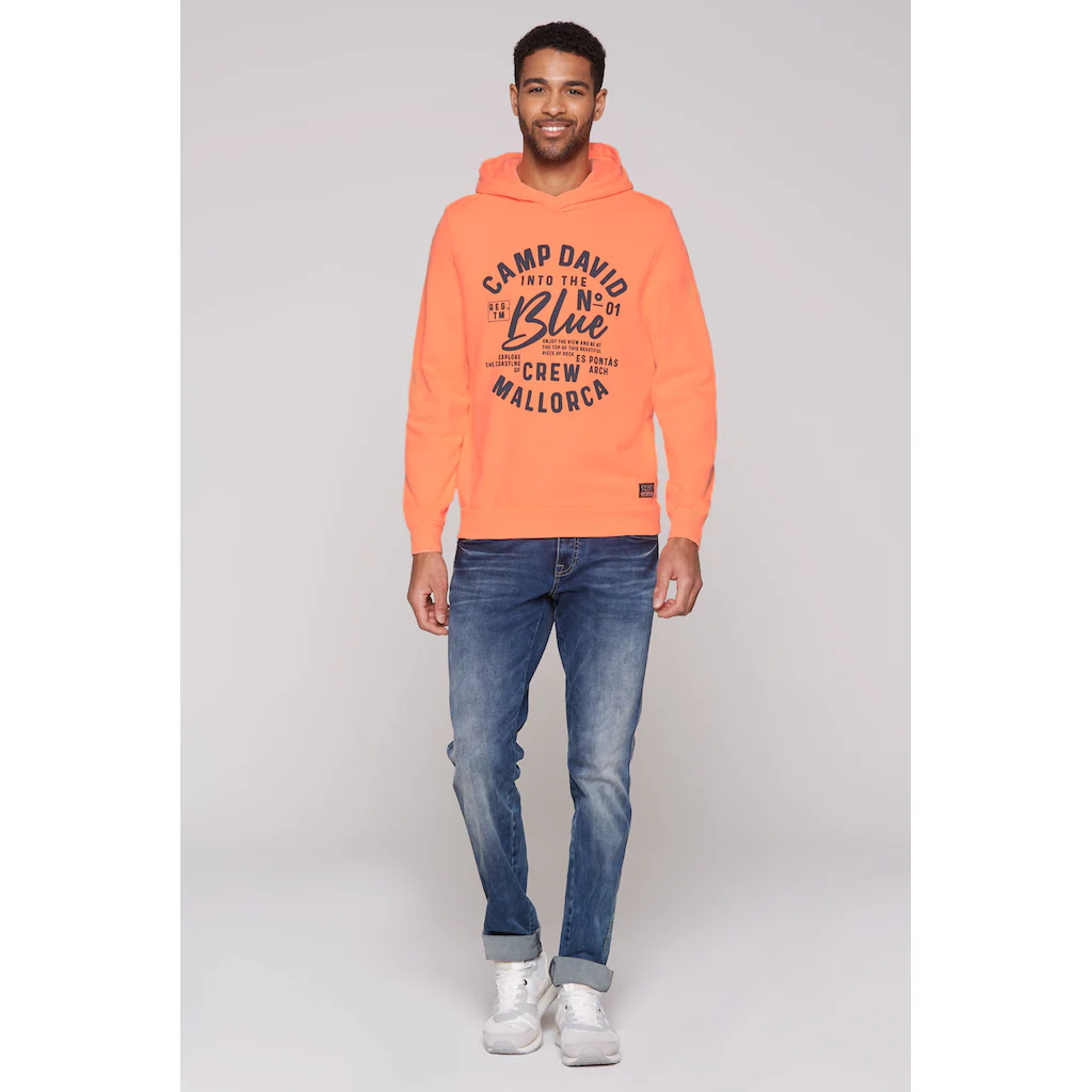 CAMP DAVID Kapuzensweatshirt Aus Baumwolle