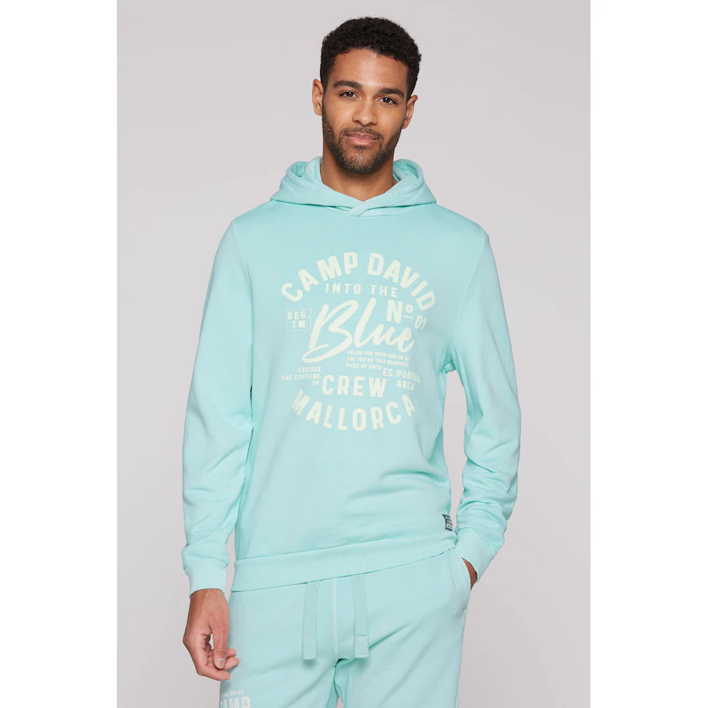 CAMP DAVID Kapuzensweatshirt aus Baumwolle