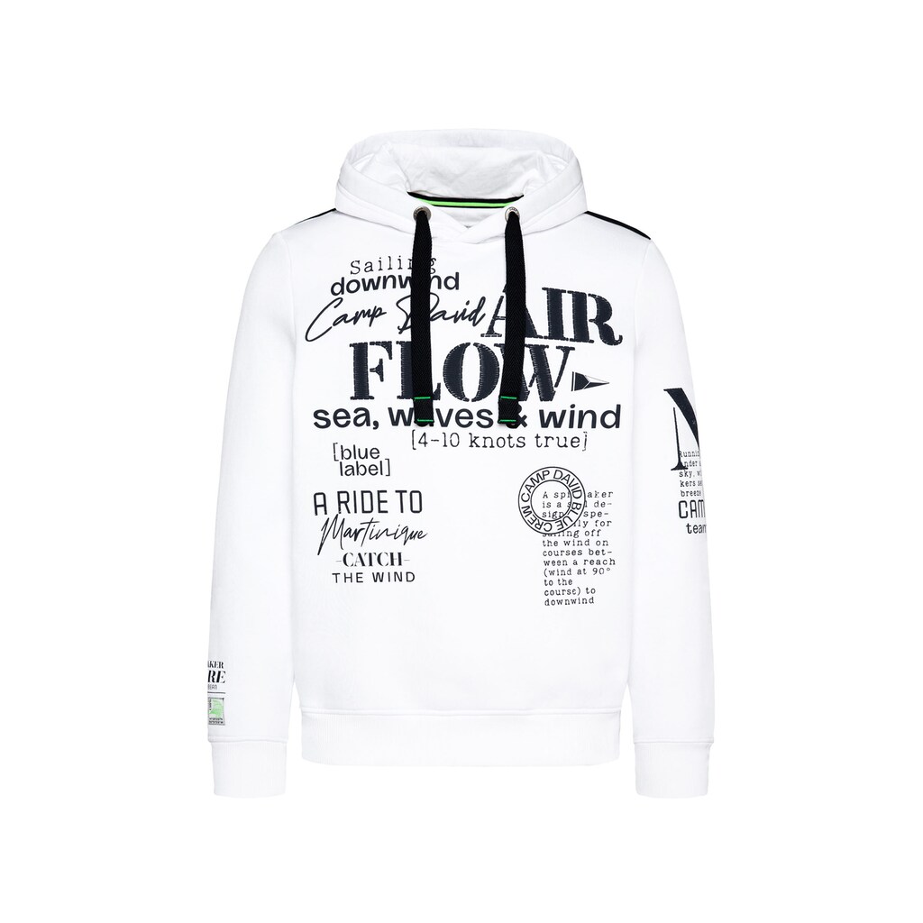 CAMP DAVID Kapuzensweatshirt Mit Rippbündchen ▷ Bestellen