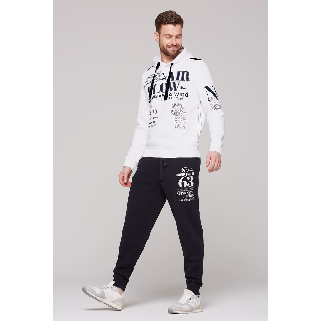 CAMP DAVID Kapuzensweatshirt Mit Rippbündchen ▷ Bestellen