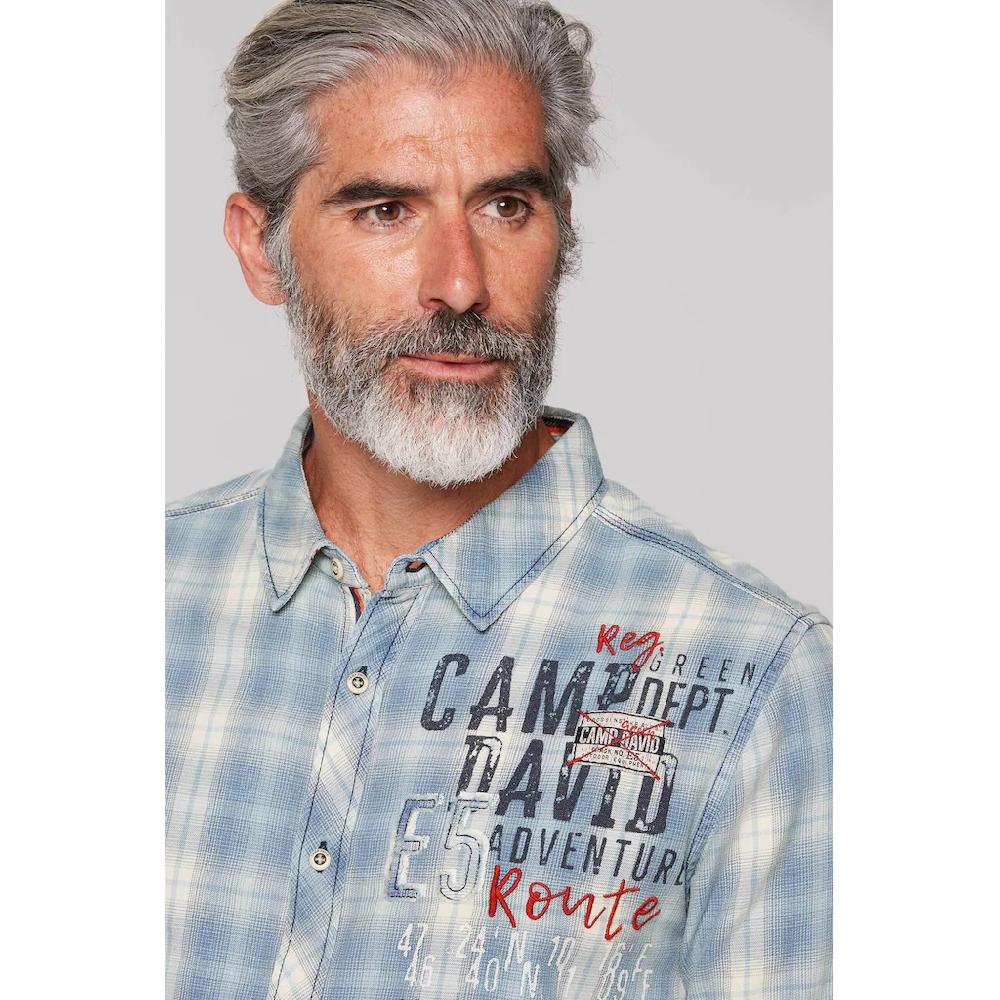 CAMP DAVID Kurzarmhemd Aus Baumwolle