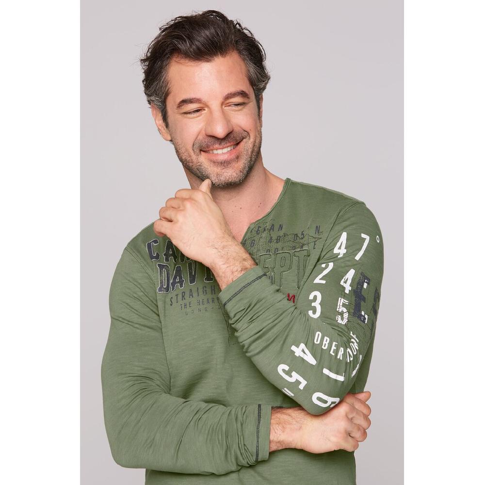 CAMP DAVID Langarmshirt Aus Baumwolle ▷ Bestellen