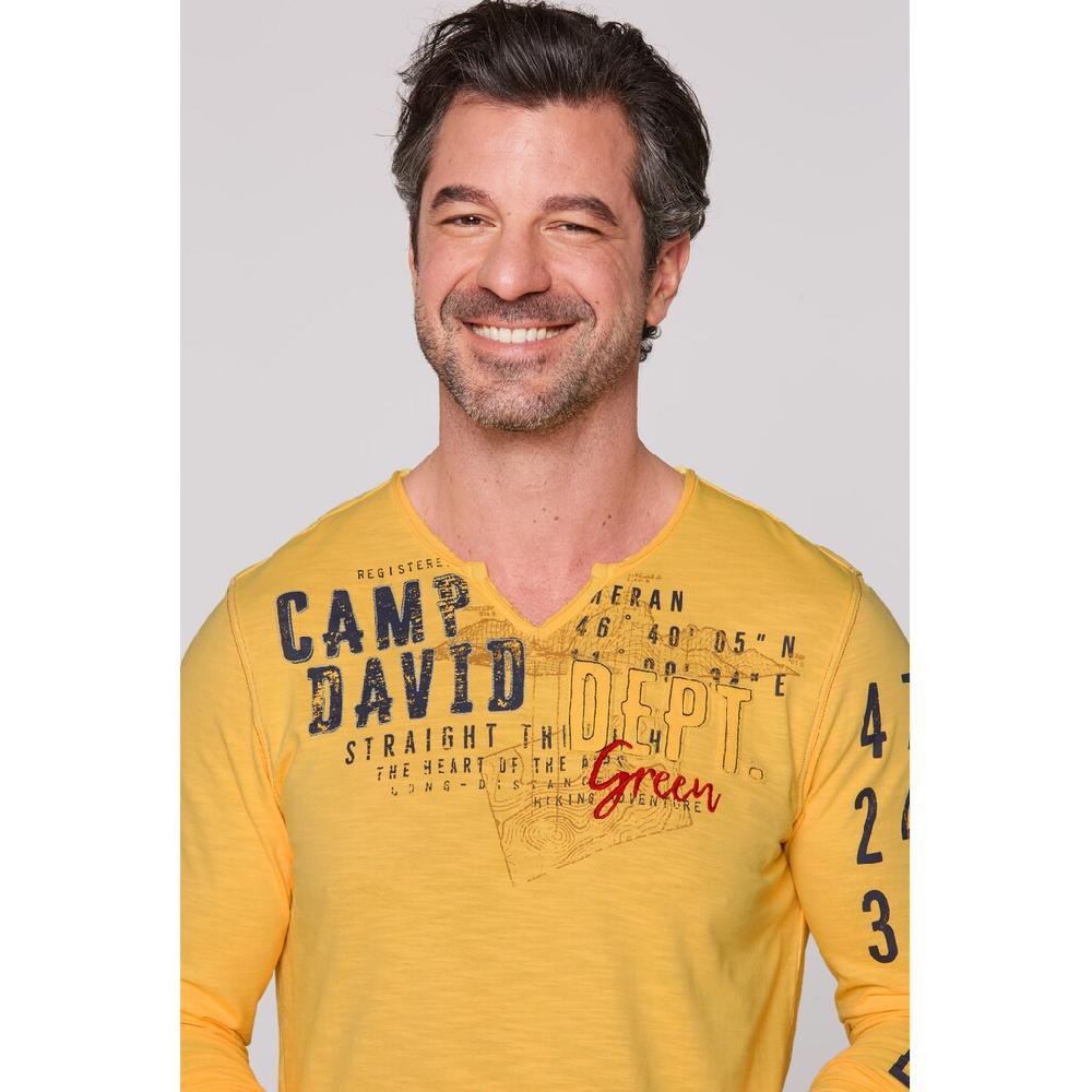 CAMP DAVID Langarmshirt Aus Baumwolle ▷ Bestellen