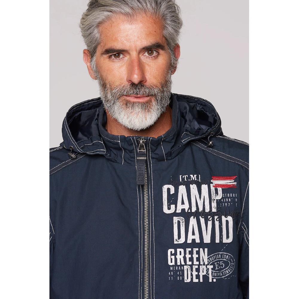 CAMP DAVID Outdoorjacke Mit Kapuze Mit Ärmeltasche ▷ Für