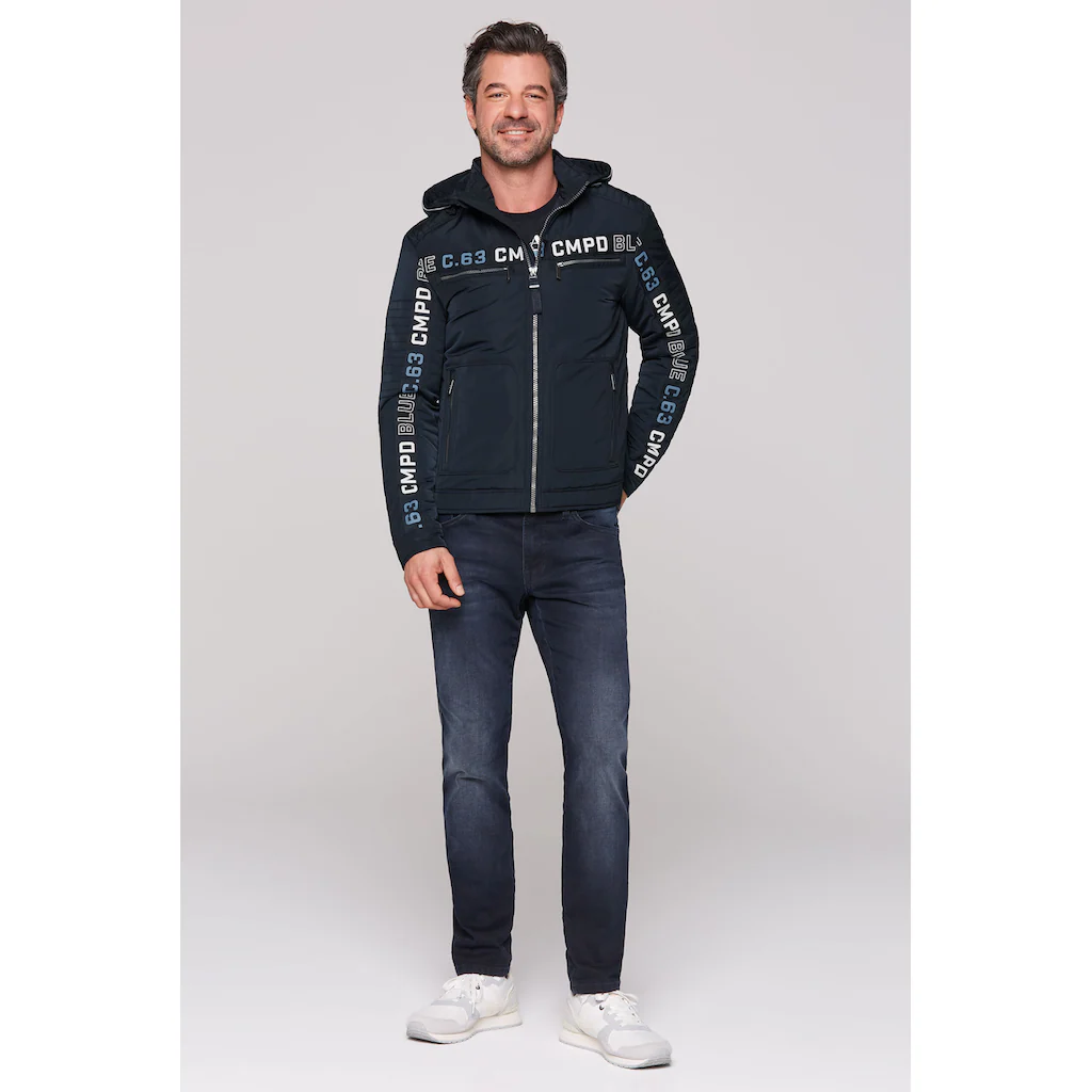 CAMP DAVID Outdoorjacke Mit Kapuze Mit Brusttaschen ▷ Für