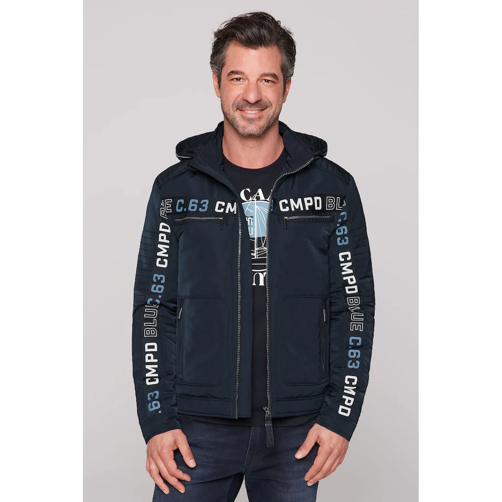 CAMP DAVID Outdoorjacke mit Kapuze mit Brusttaschen ▷ für