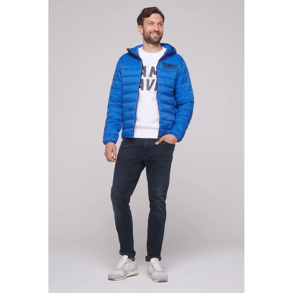 CAMP DAVID Outdoorjacke Mit Kapuze Mit Innentaschen ▷ Für