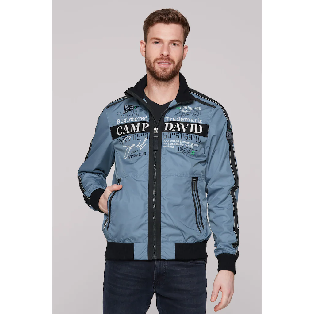 CAMP DAVID Outdoorjacke ohne Kapuze ▷ für