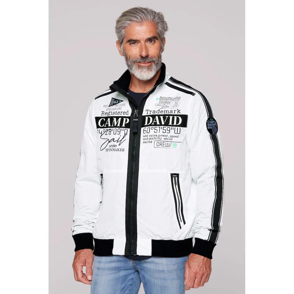 CAMP DAVID Outdoorjacke ohne Kapuze ▷ für