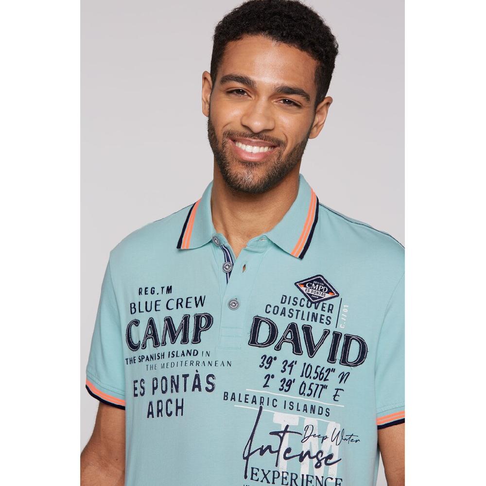 CAMP DAVID Poloshirt Aus Baumwolle
