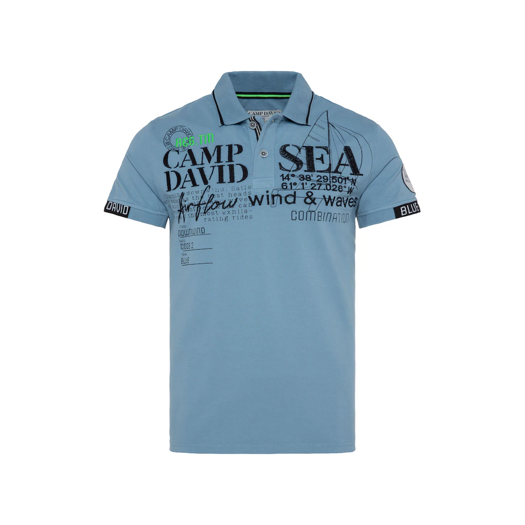 CAMP DAVID Poloshirt Aus Baumwolle ▷ Kaufen