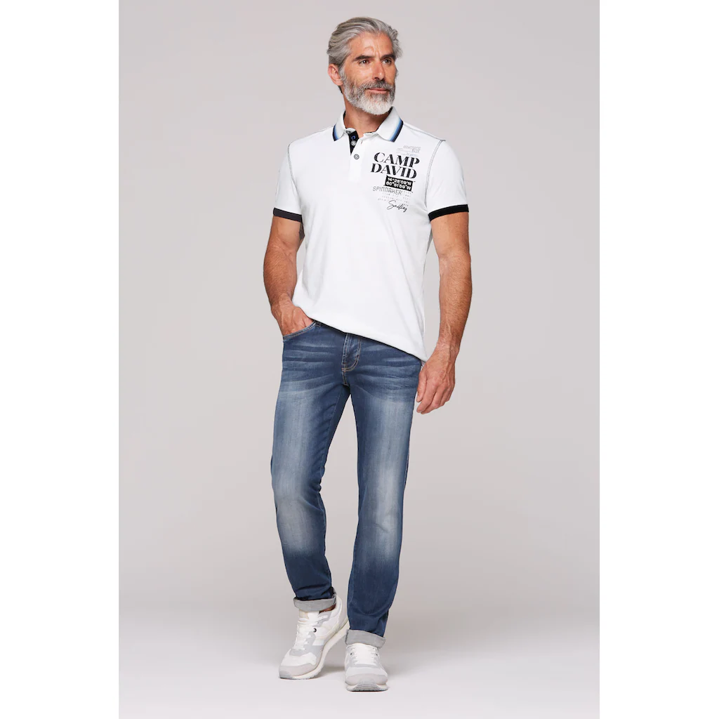 CAMP DAVID Poloshirt Aus Baumwolle ▷ Kaufen