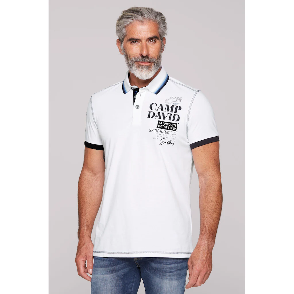 CAMP DAVID Poloshirt aus Baumwolle ▷ kaufen