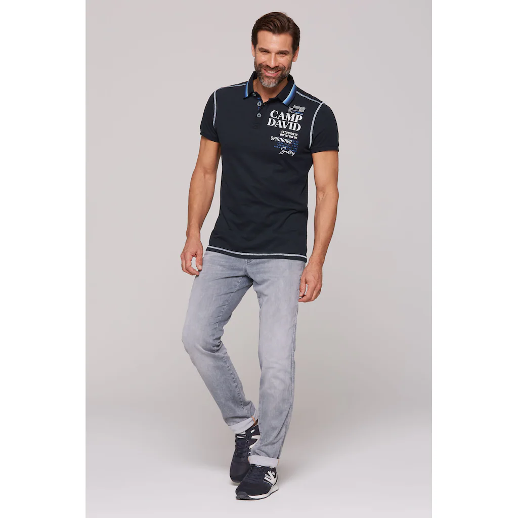 CAMP DAVID Poloshirt Aus Baumwolle ▷ Kaufen