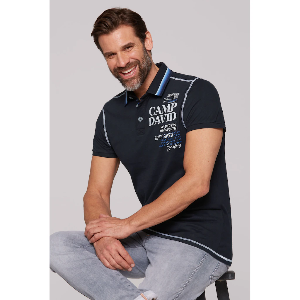 CAMP DAVID Poloshirt aus Baumwolle ▷ kaufen