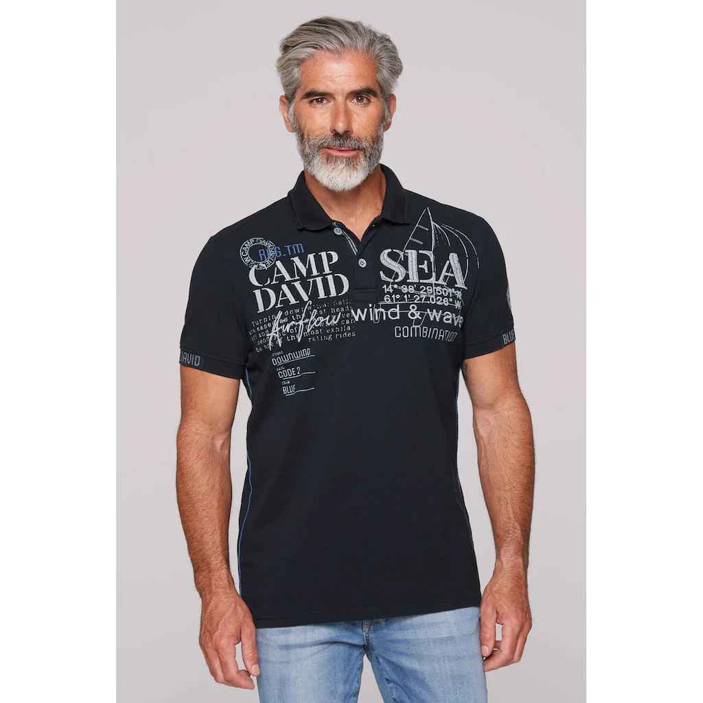CAMP DAVID Poloshirt aus Baumwolle ▷ kaufen