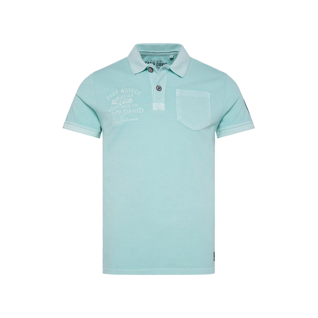 CAMP DAVID Poloshirt Mit Brusttasche
