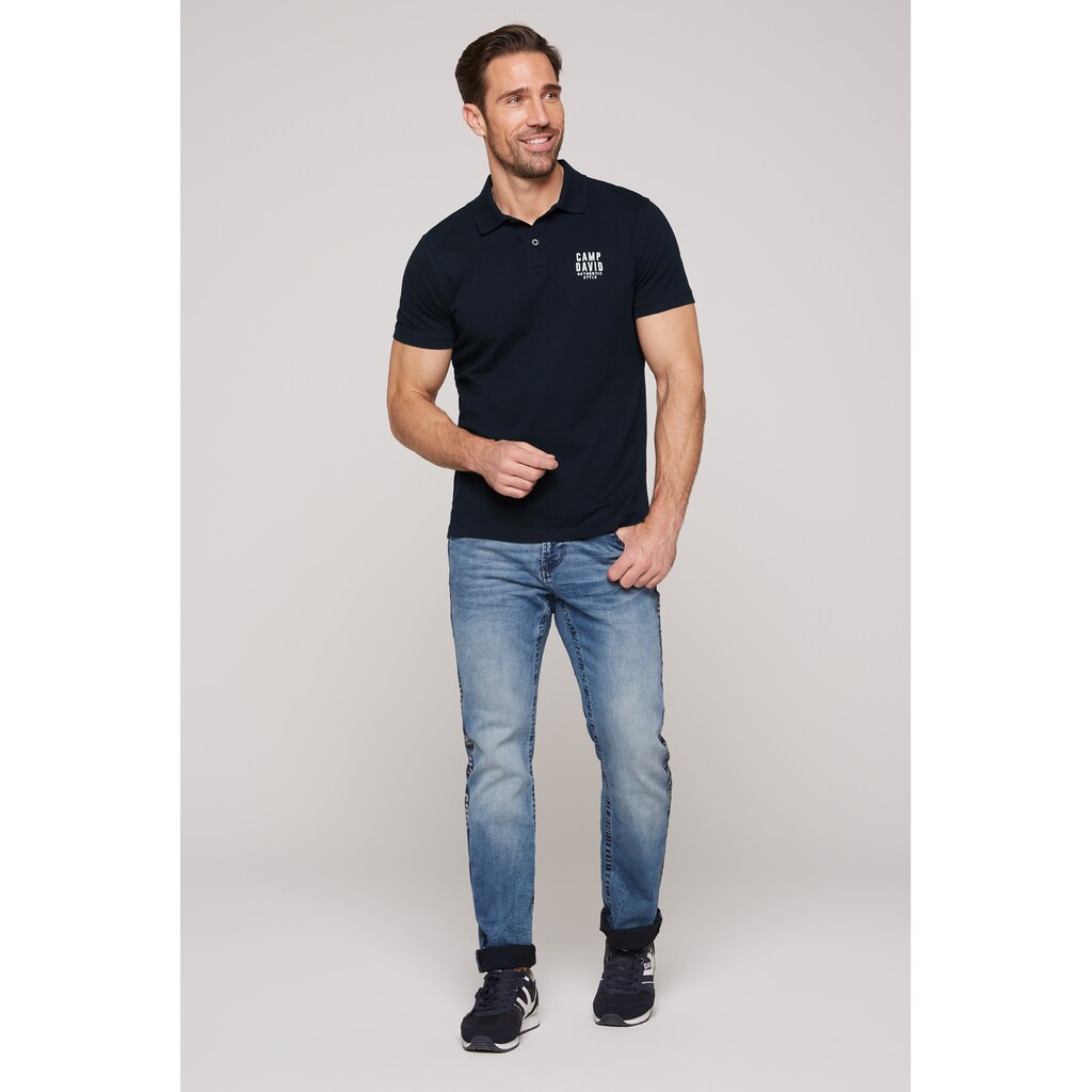 CAMP DAVID Poloshirt Mit Elasthan-Anteil ▷ Kaufen